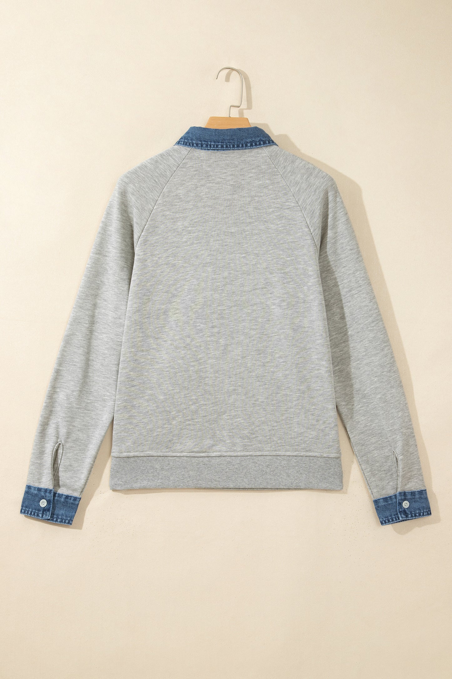 Denim/ Grey Pullover
