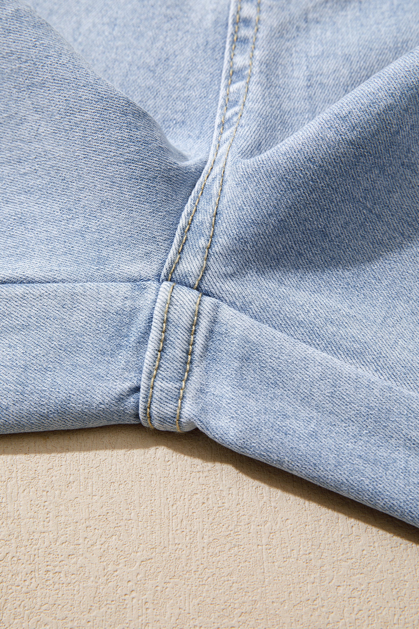Lace Trim  Full-Length Regular Fit Jeans