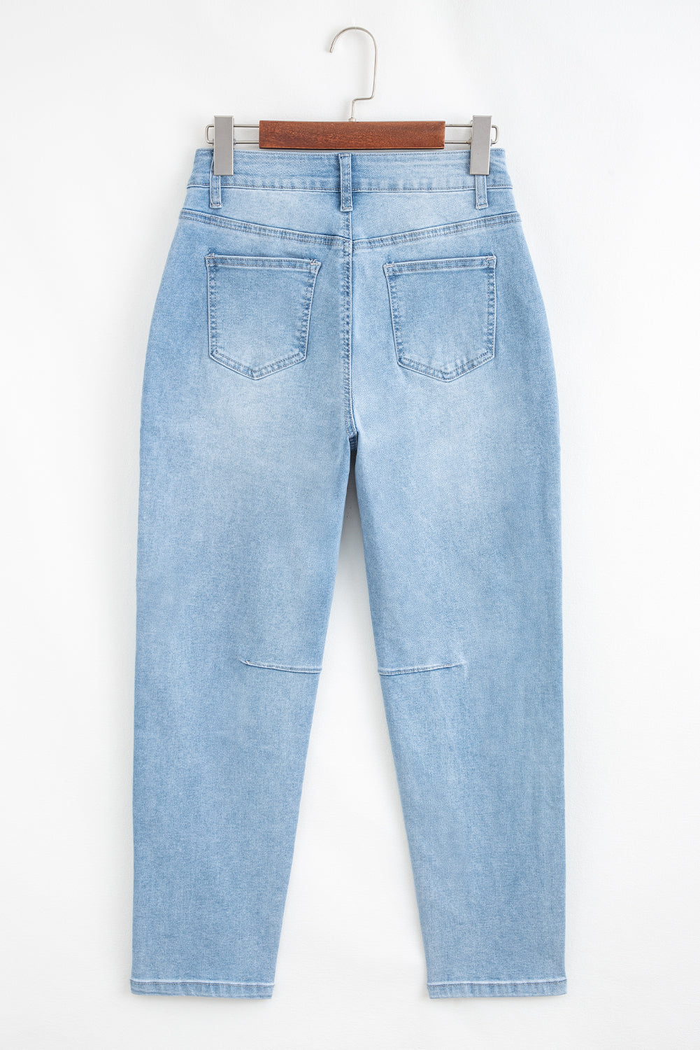 High Rise Barrel Relaxed Pocket Jeans