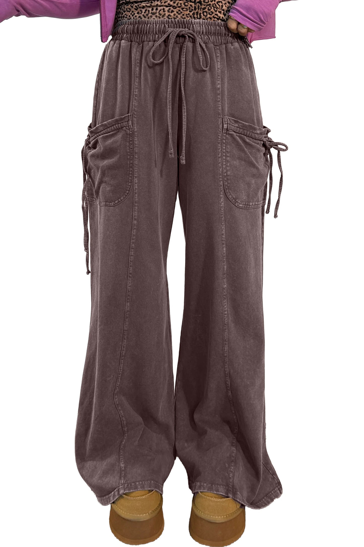 Drawstring Cargo Pants