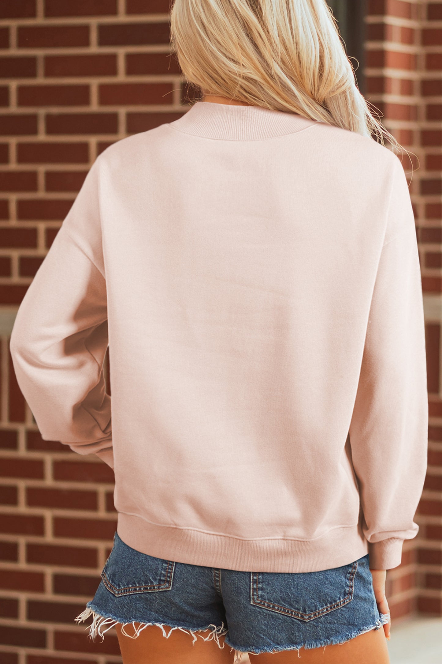 Duck Mock Neck Sweatshirt