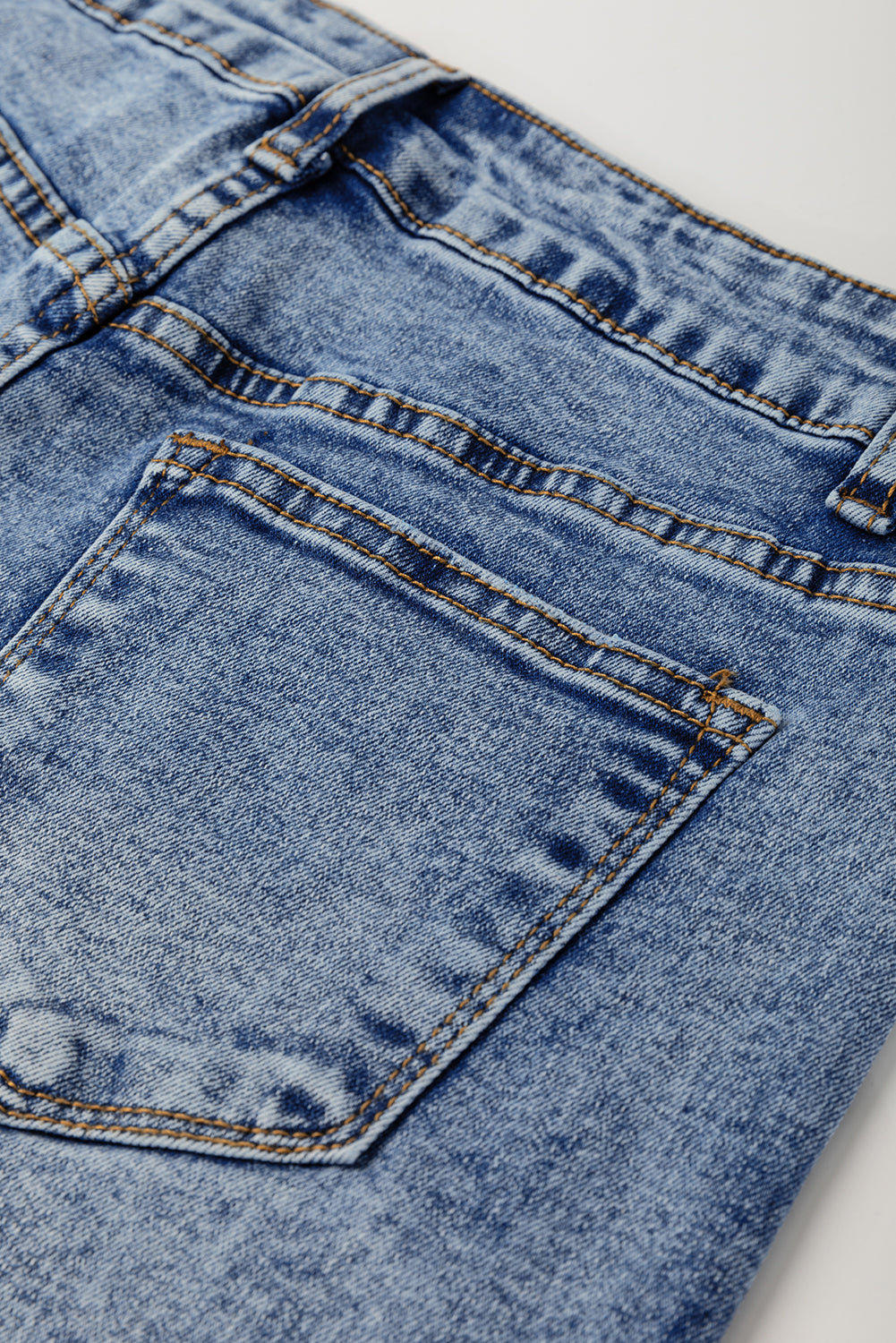 Cuffed High Waist Jeans
