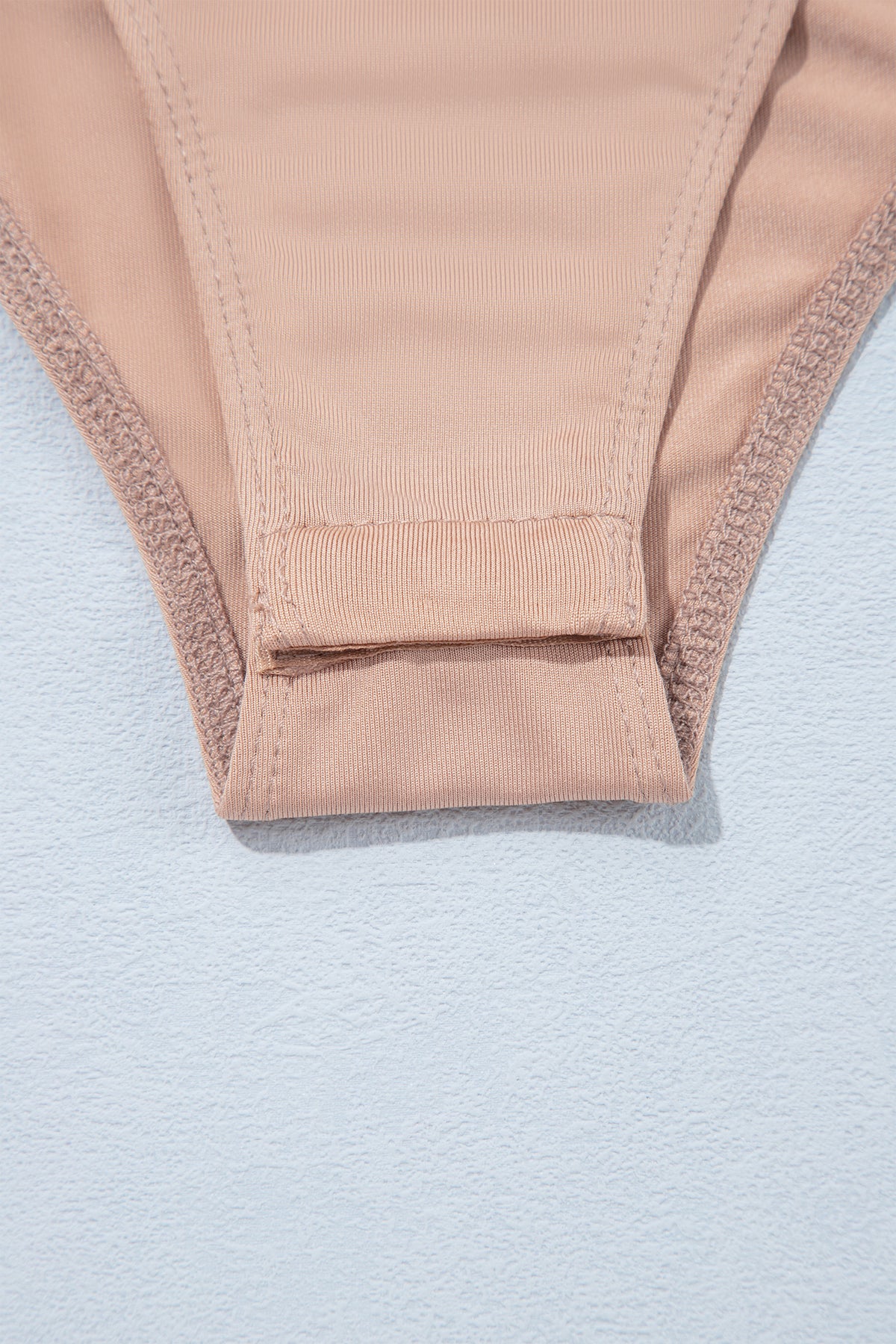 Beige Velvet Bodysuit