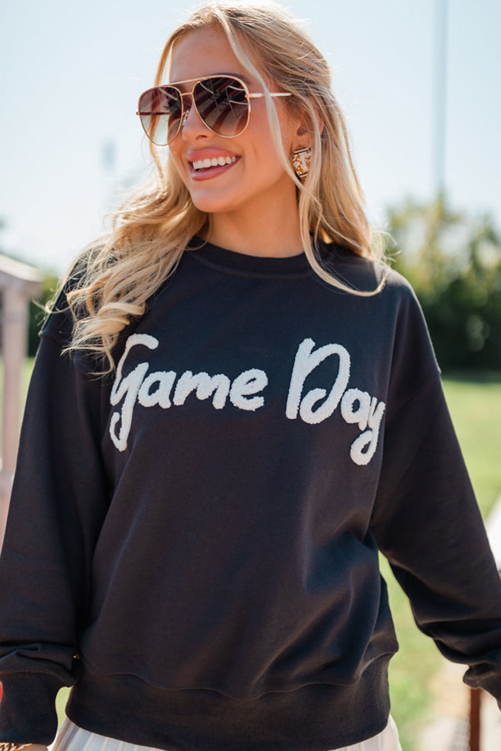 Game Day Drop Shoulder Sweatshirt