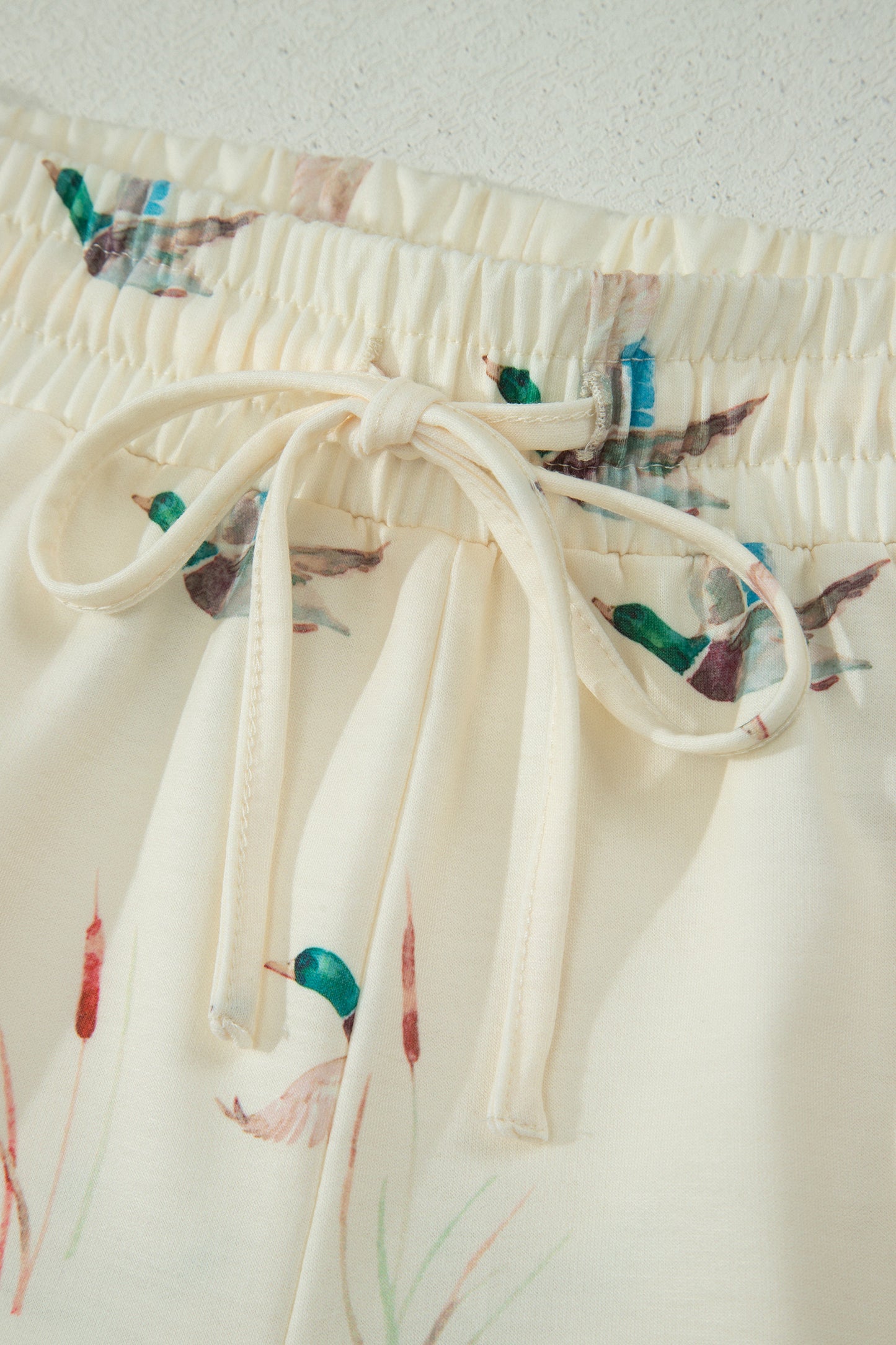 Mallard Duck  Oversized Tee Drawstring Short Set