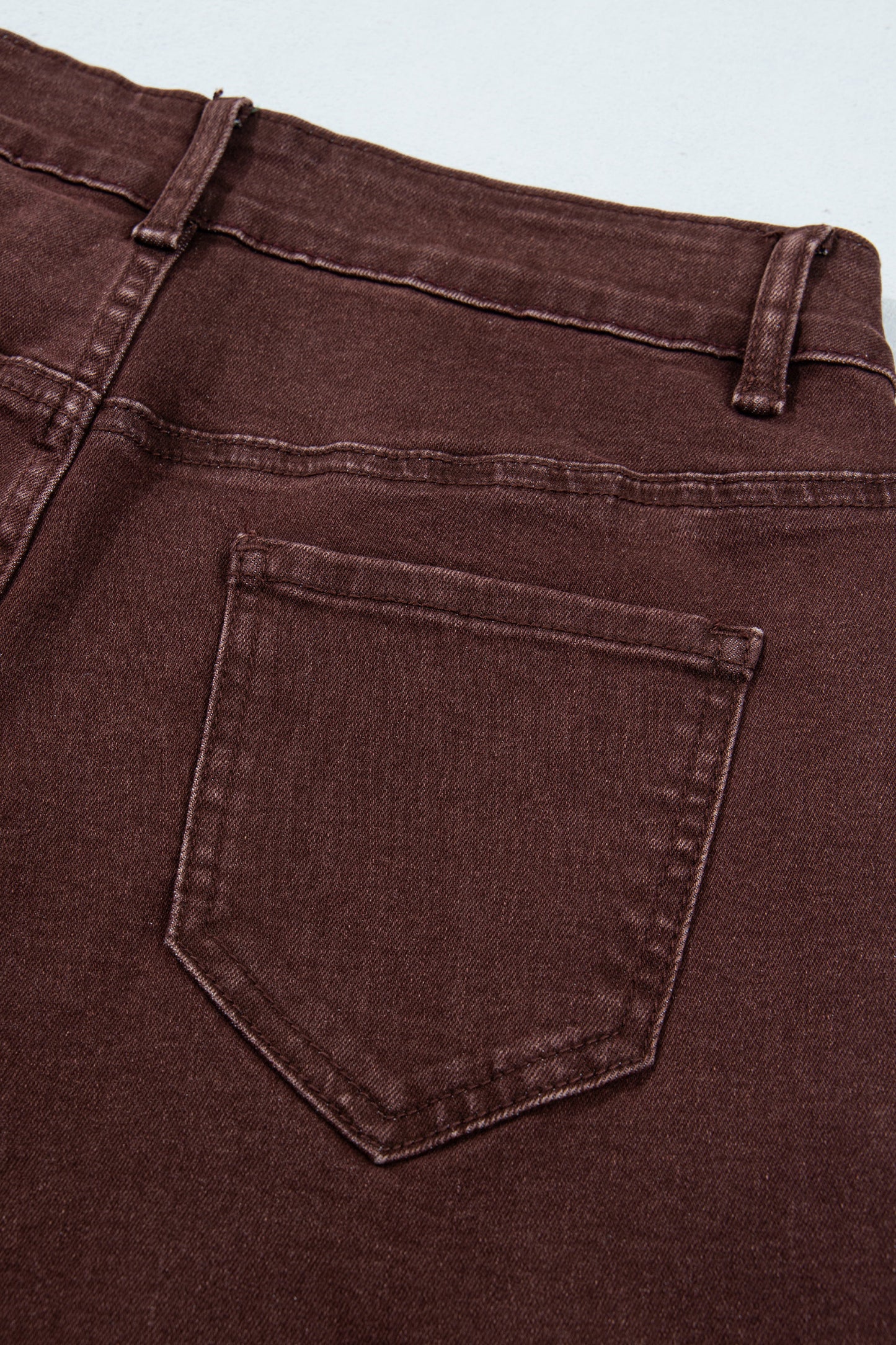 Side Seam Rivet Ankle Jeans