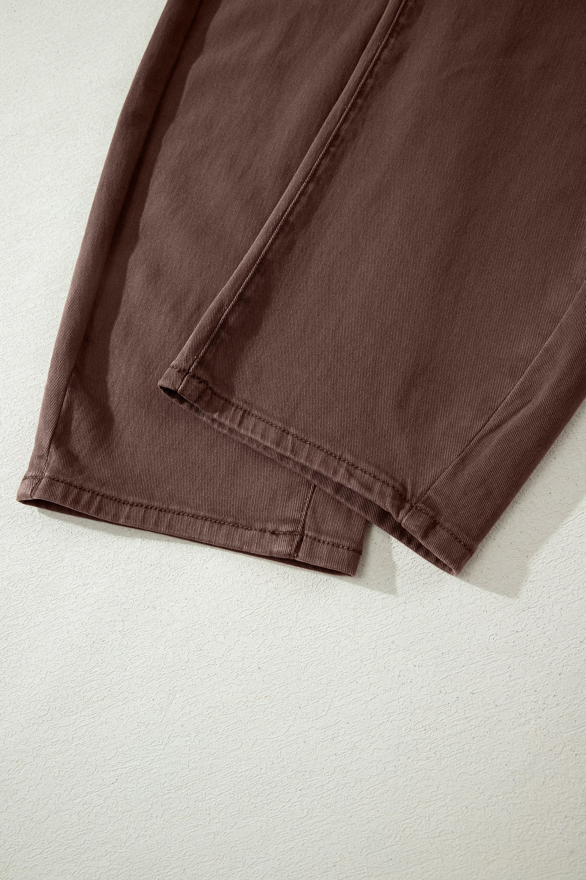 Front Pocket Ankle-length Barrel Jeans