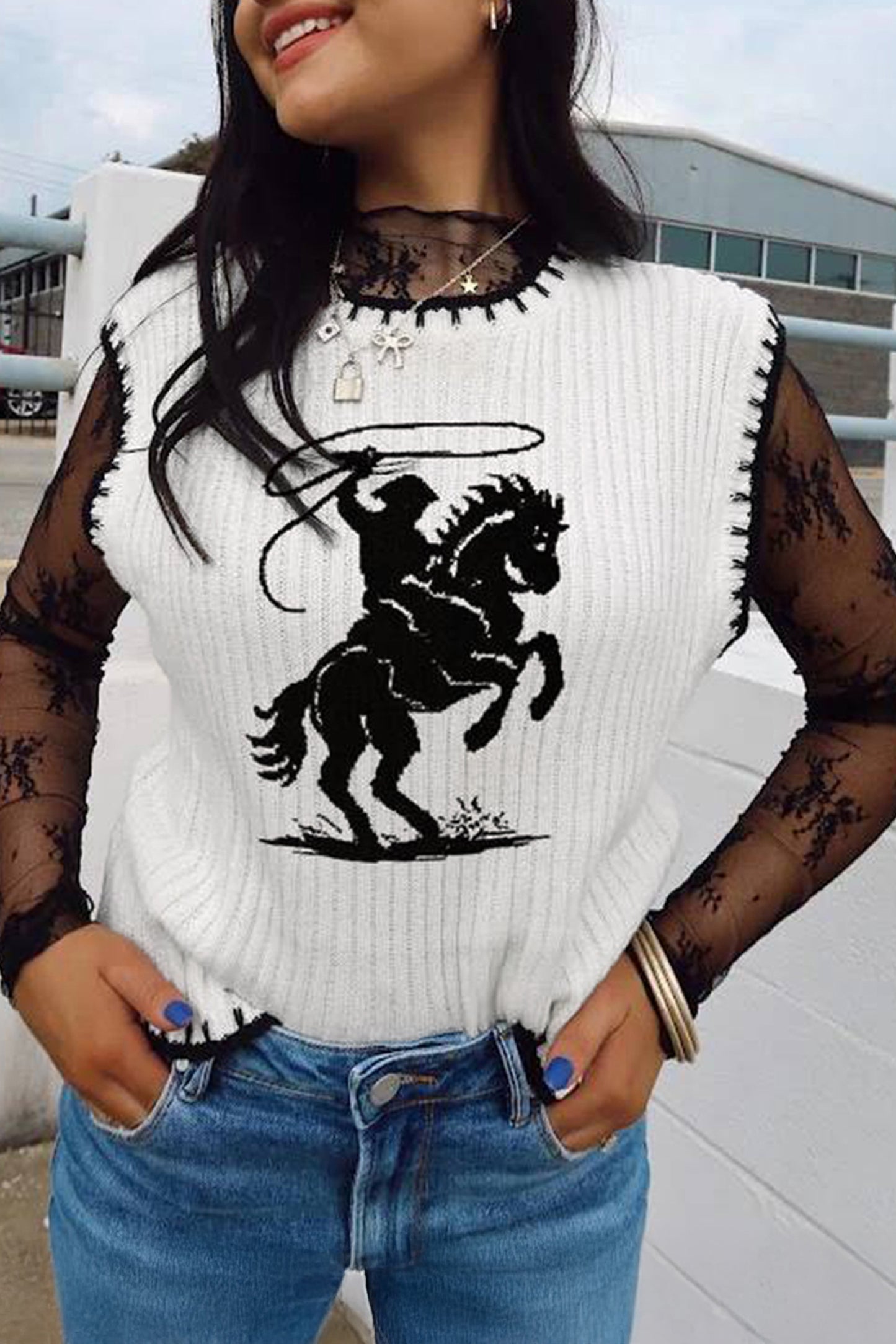 Rodeo Cowboy Sweater Vest