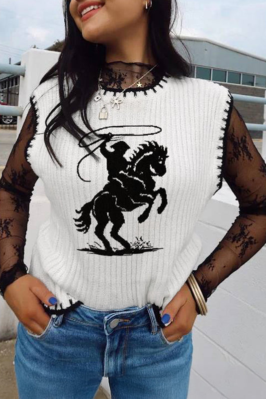 Rodeo Cowboy Sweater Vest