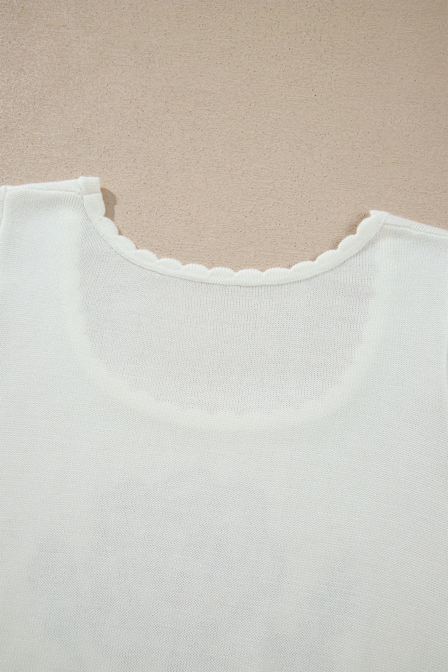 Floral Short Sleeve Knit Sweater