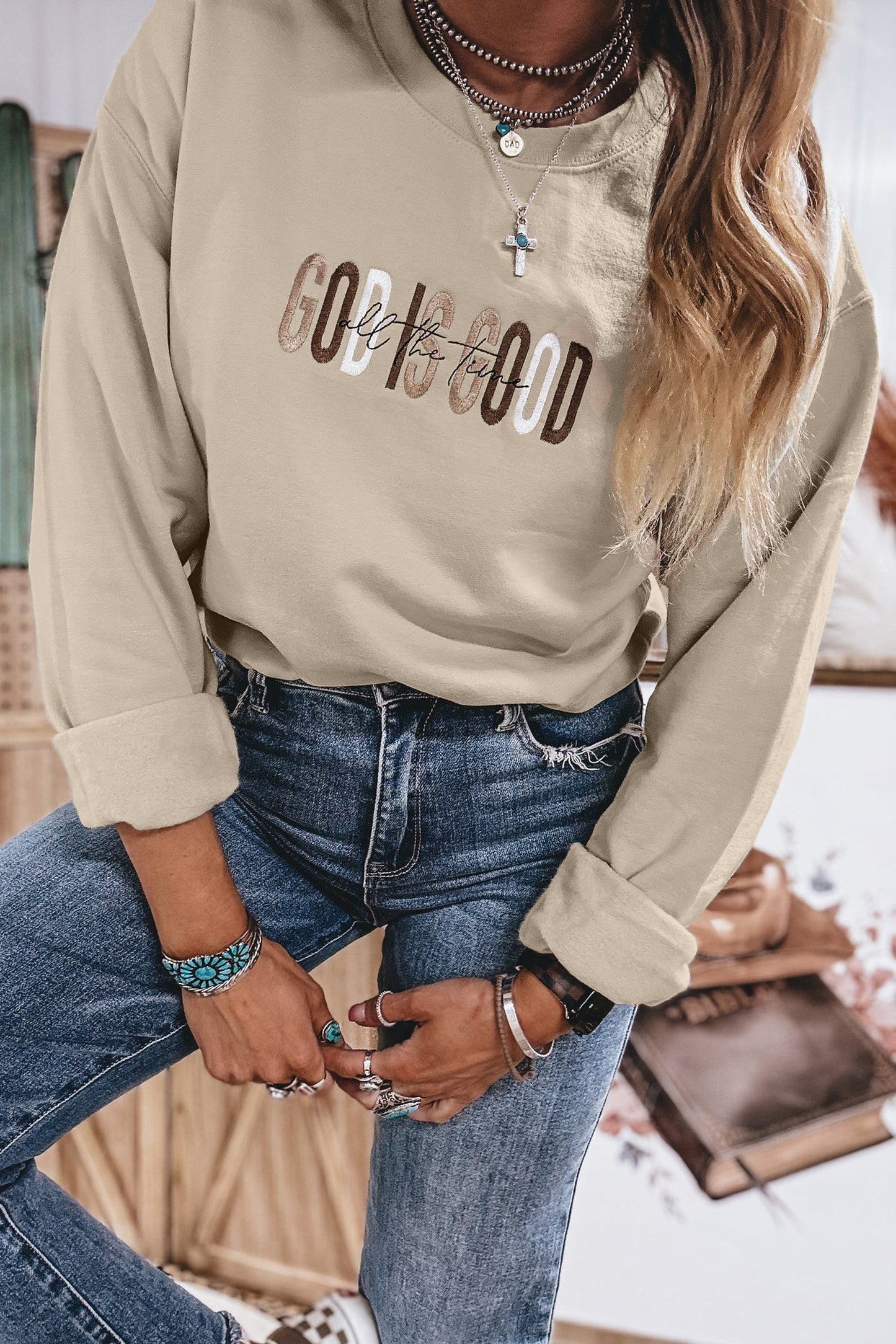 GOD IS GOOD  Sweater