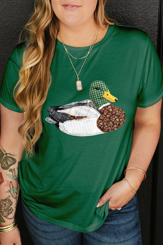 Mallard Duck Plus Size Graphic Tee
