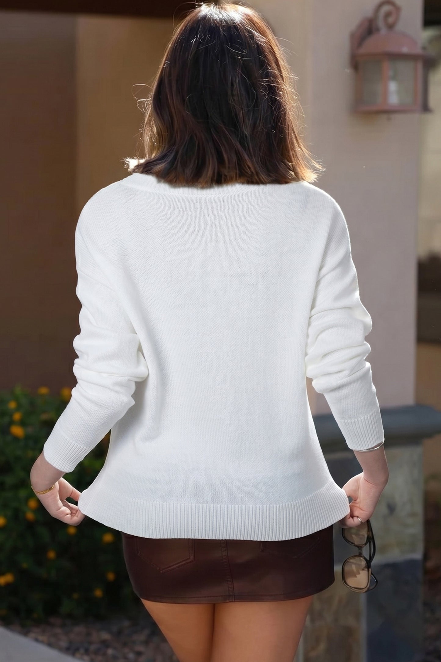 Duck Long Sleeve Pullover Sweater