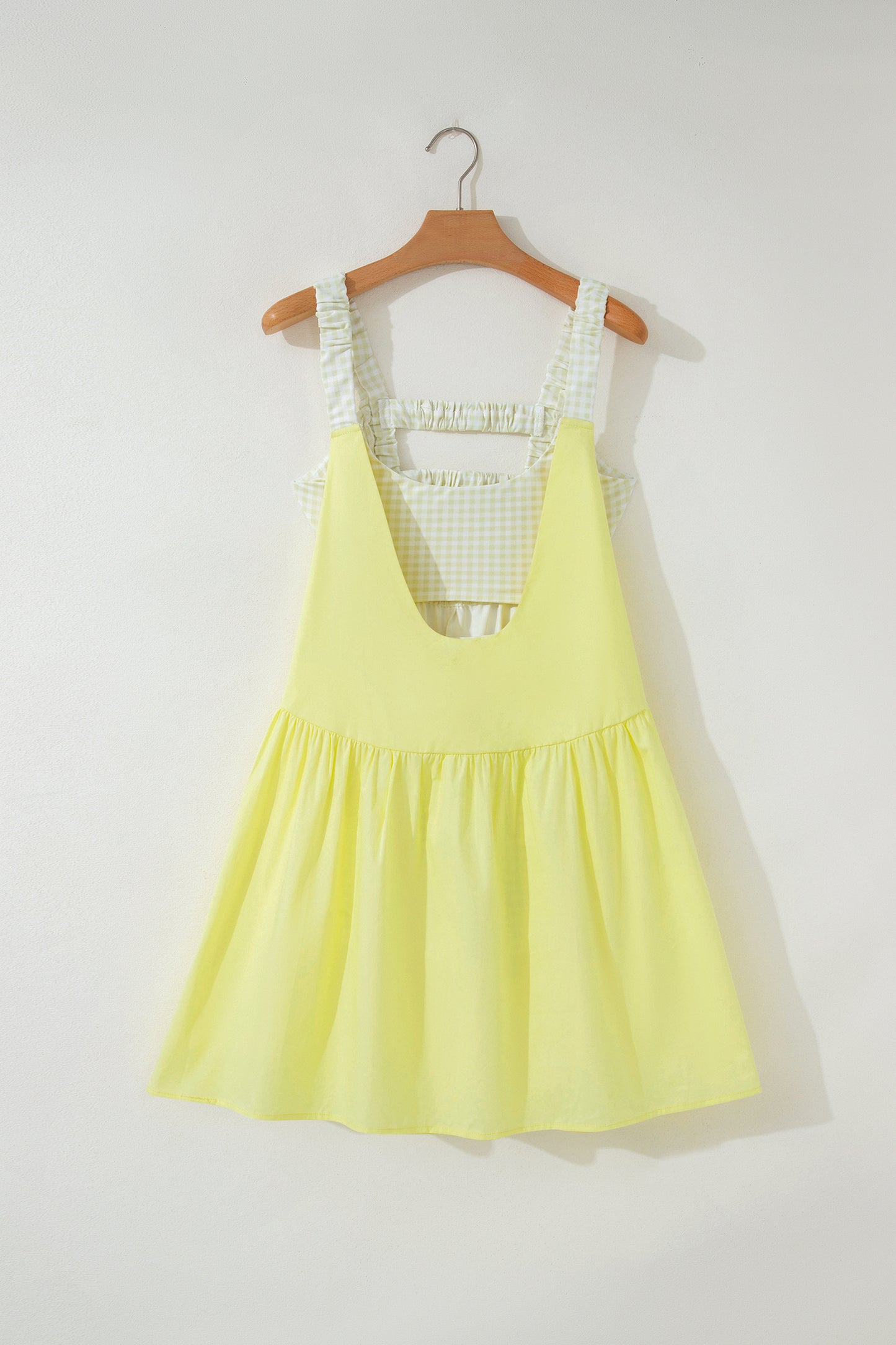 Two Piece Gingham Mini Dress