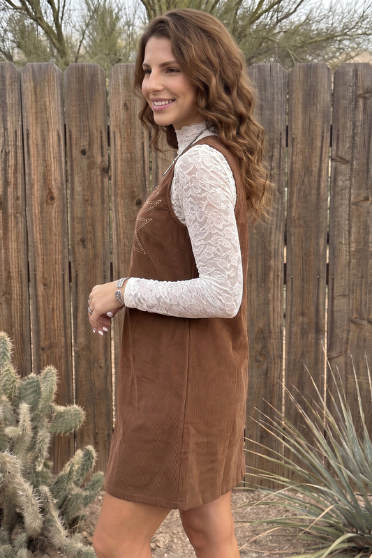 Corduroy Shift Dress