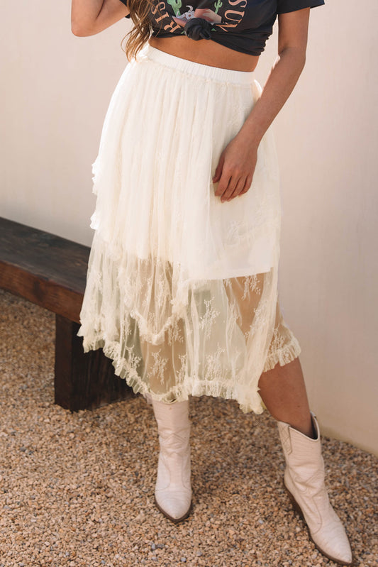 Lace Maxi Skirt