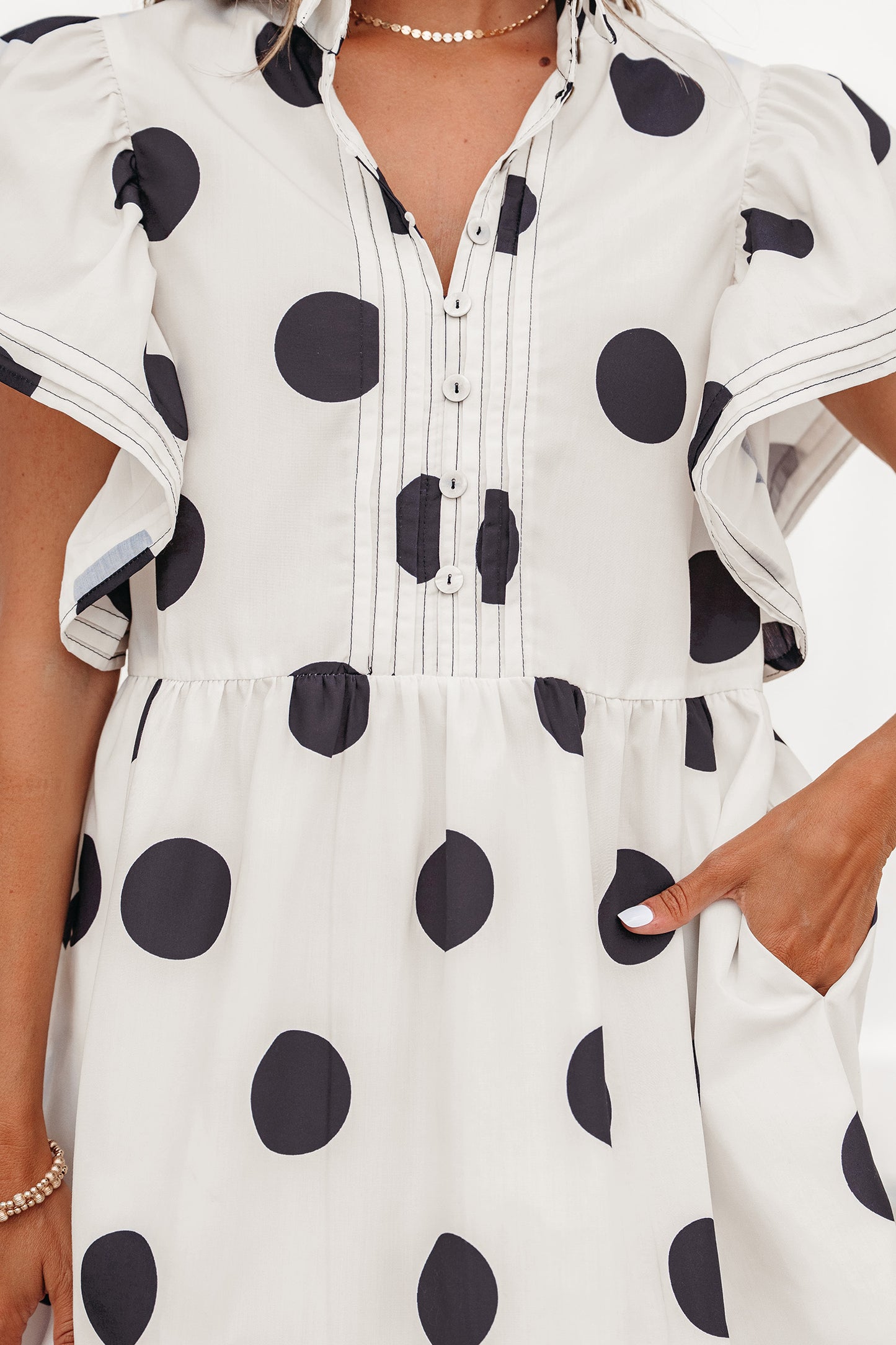 Polka Dot Mini Dress