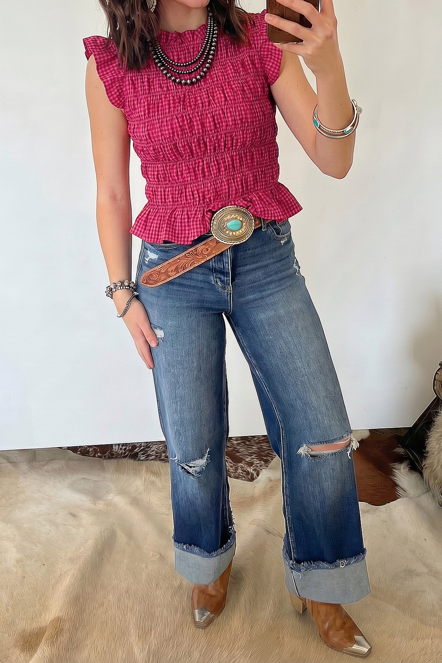 Ruffle Tank Top