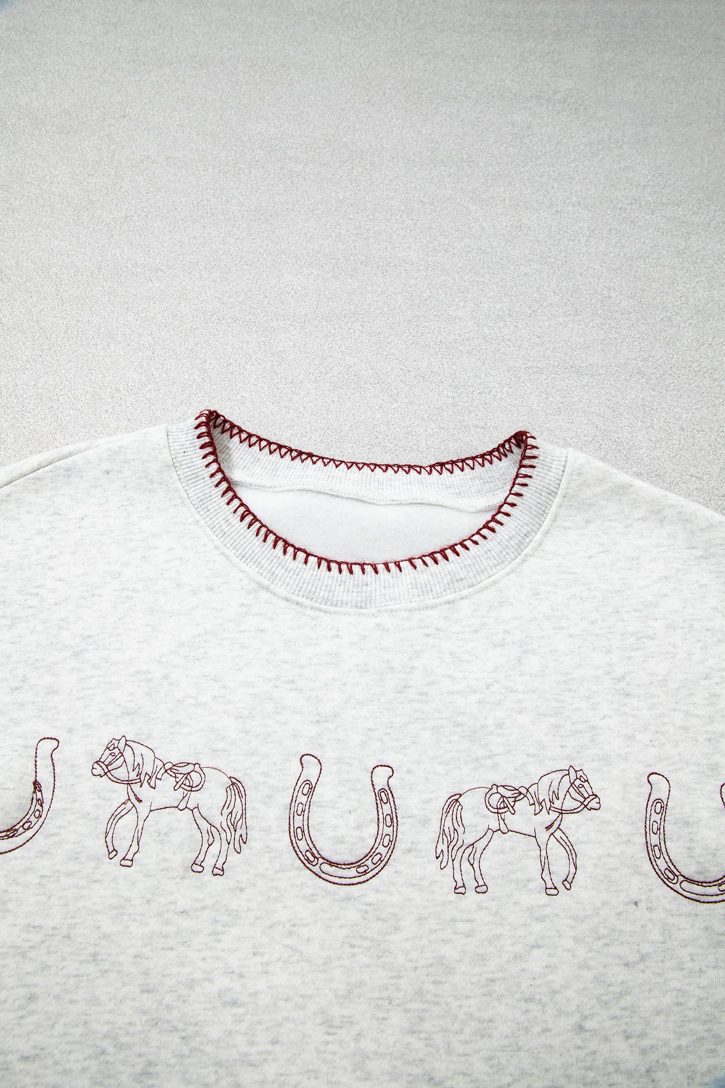 Western Embroidered Sweatshirt