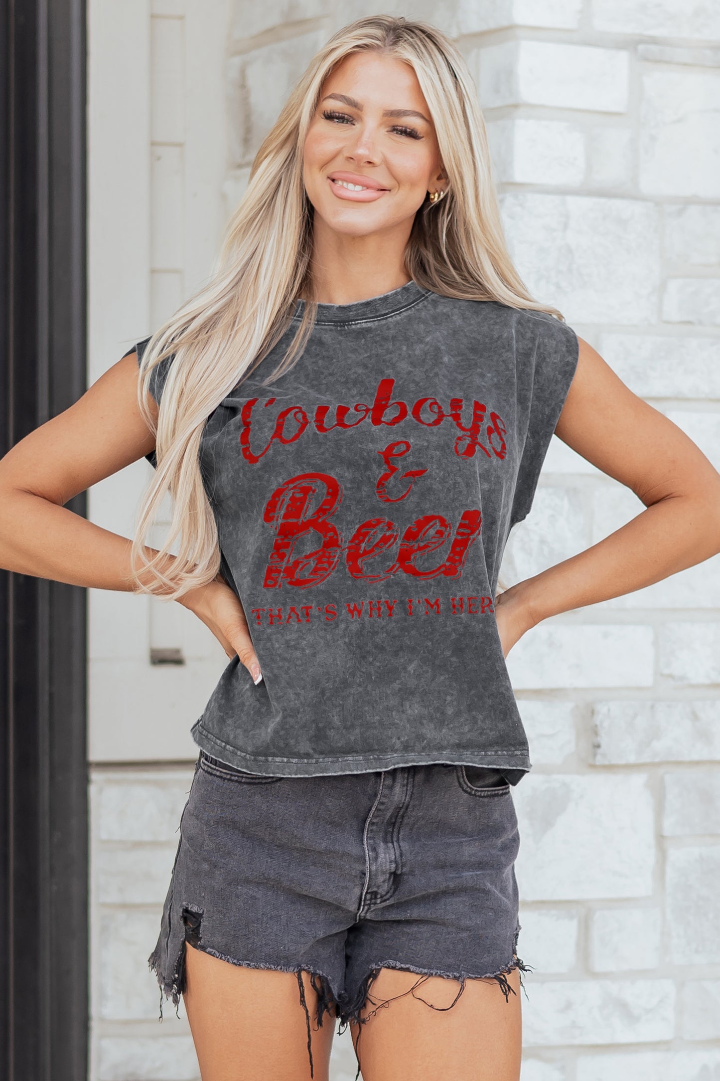 Cowboy & Beer  Tank Top