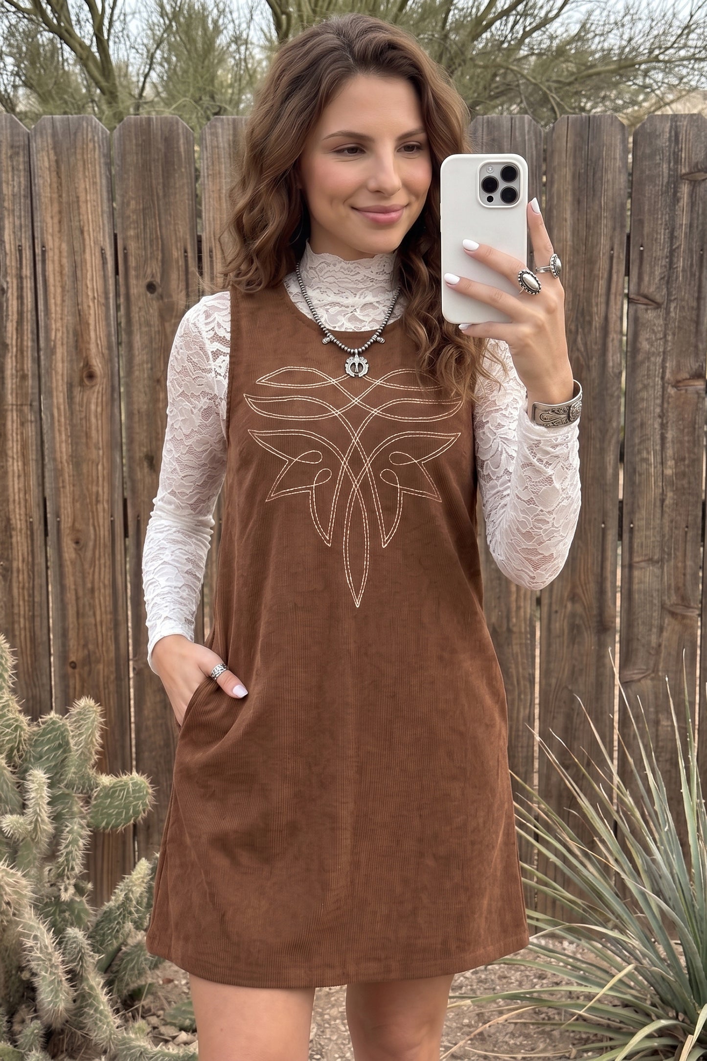 Corduroy Shift Dress