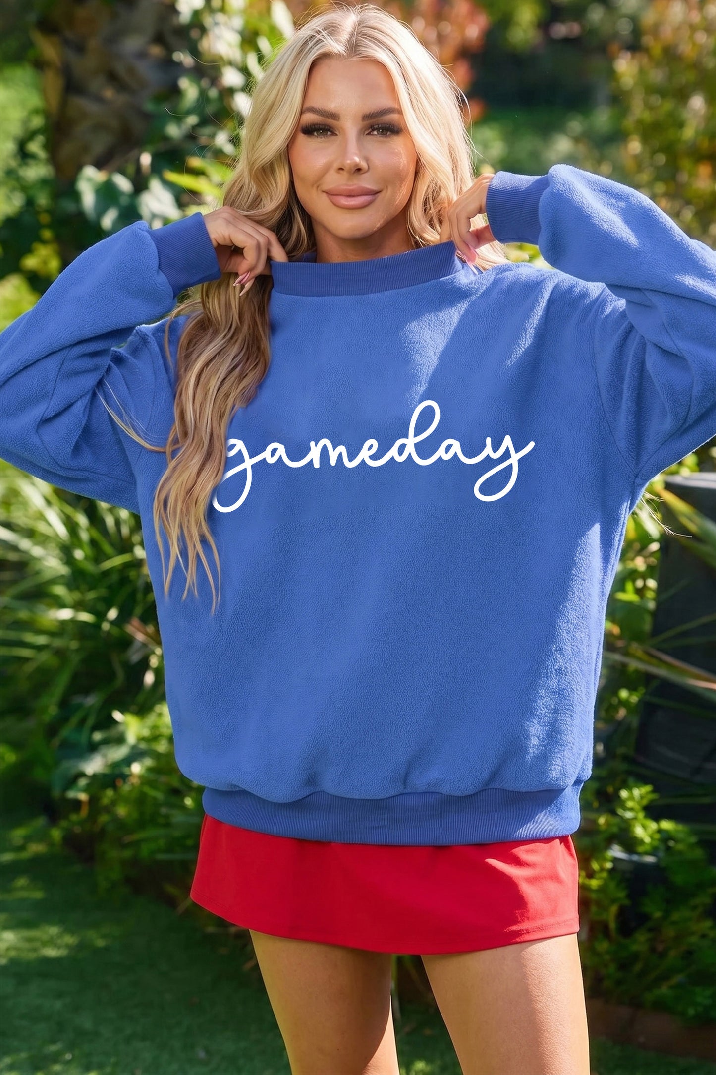 Reversible Oversized Sweatshirt