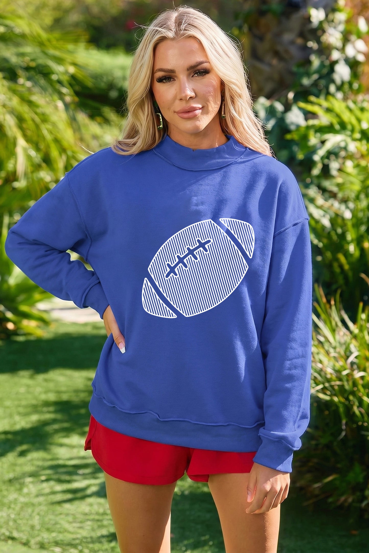 Reversible Oversized Sweatshirt