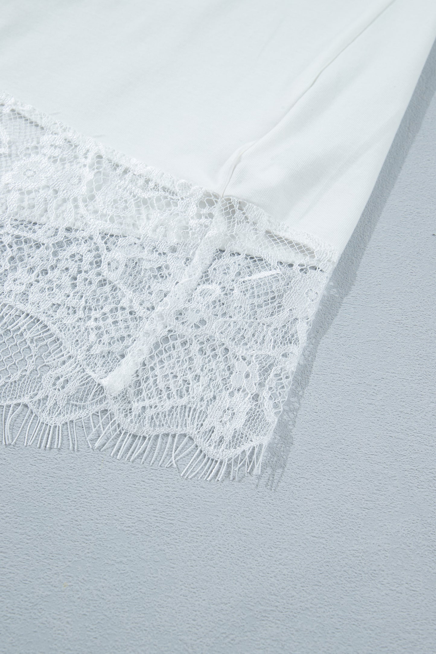 Asymmetric Lace Tee