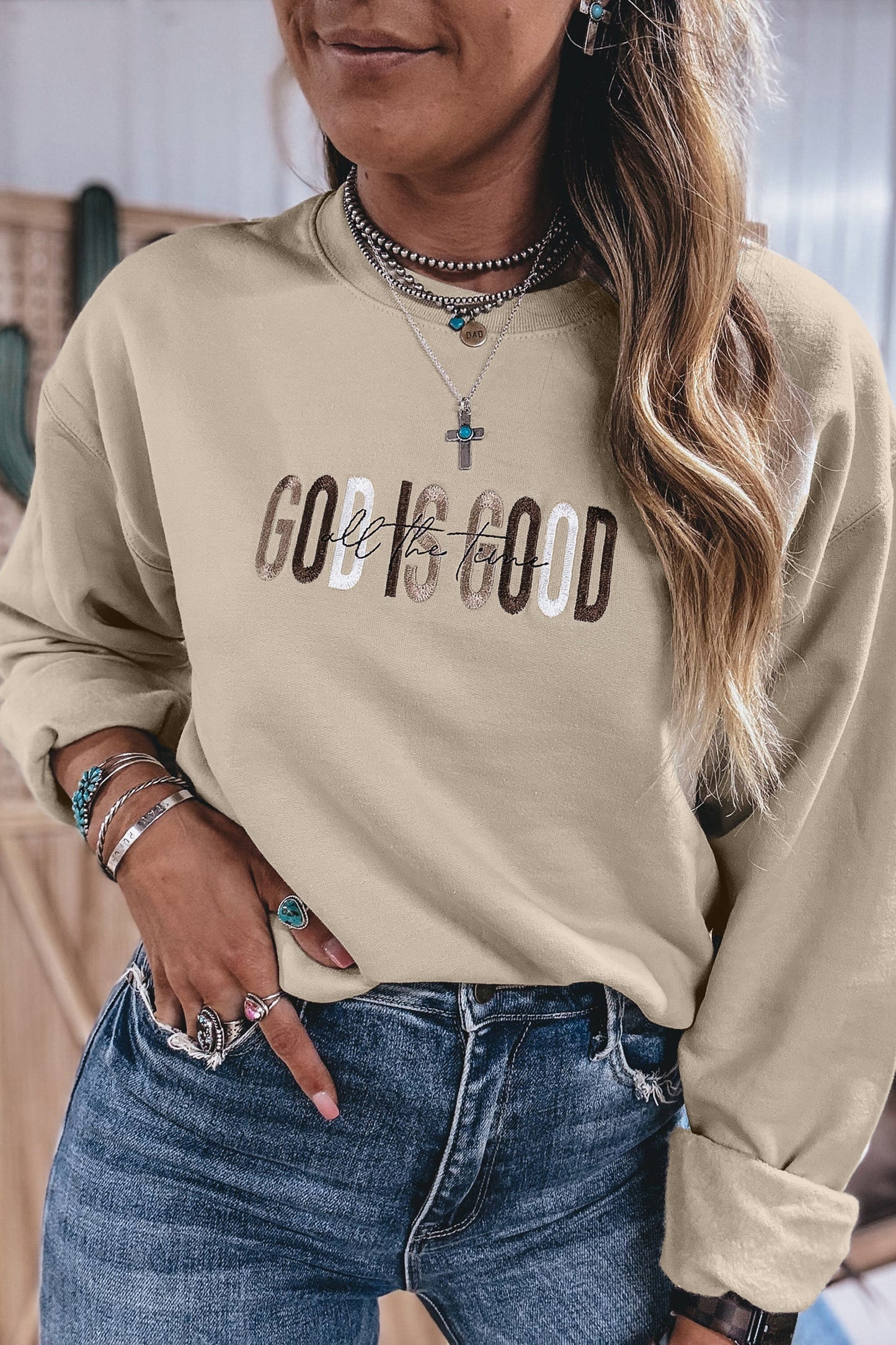 GOD IS GOOD  Sweater