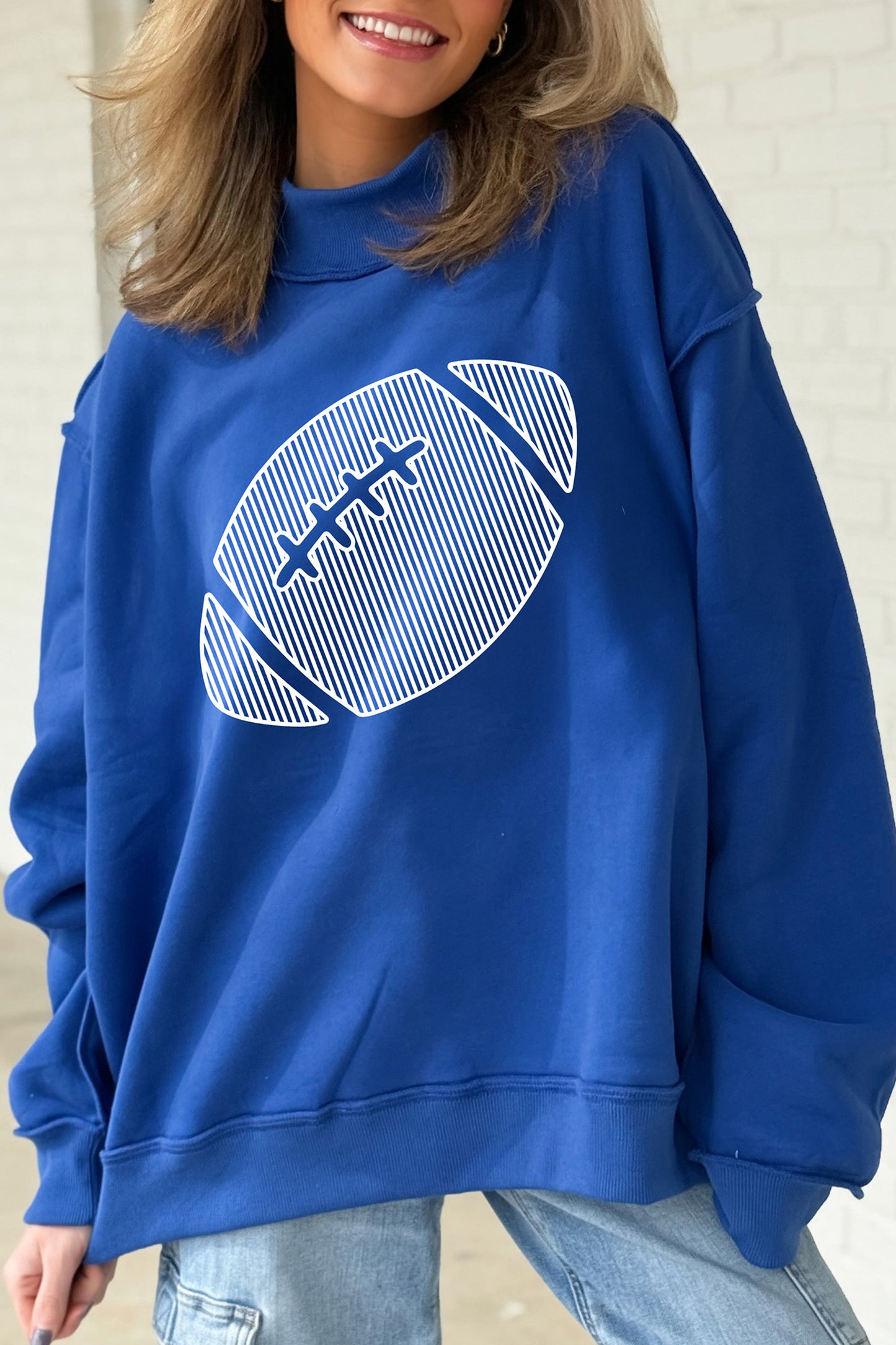 Reversible Oversized Sweatshirt