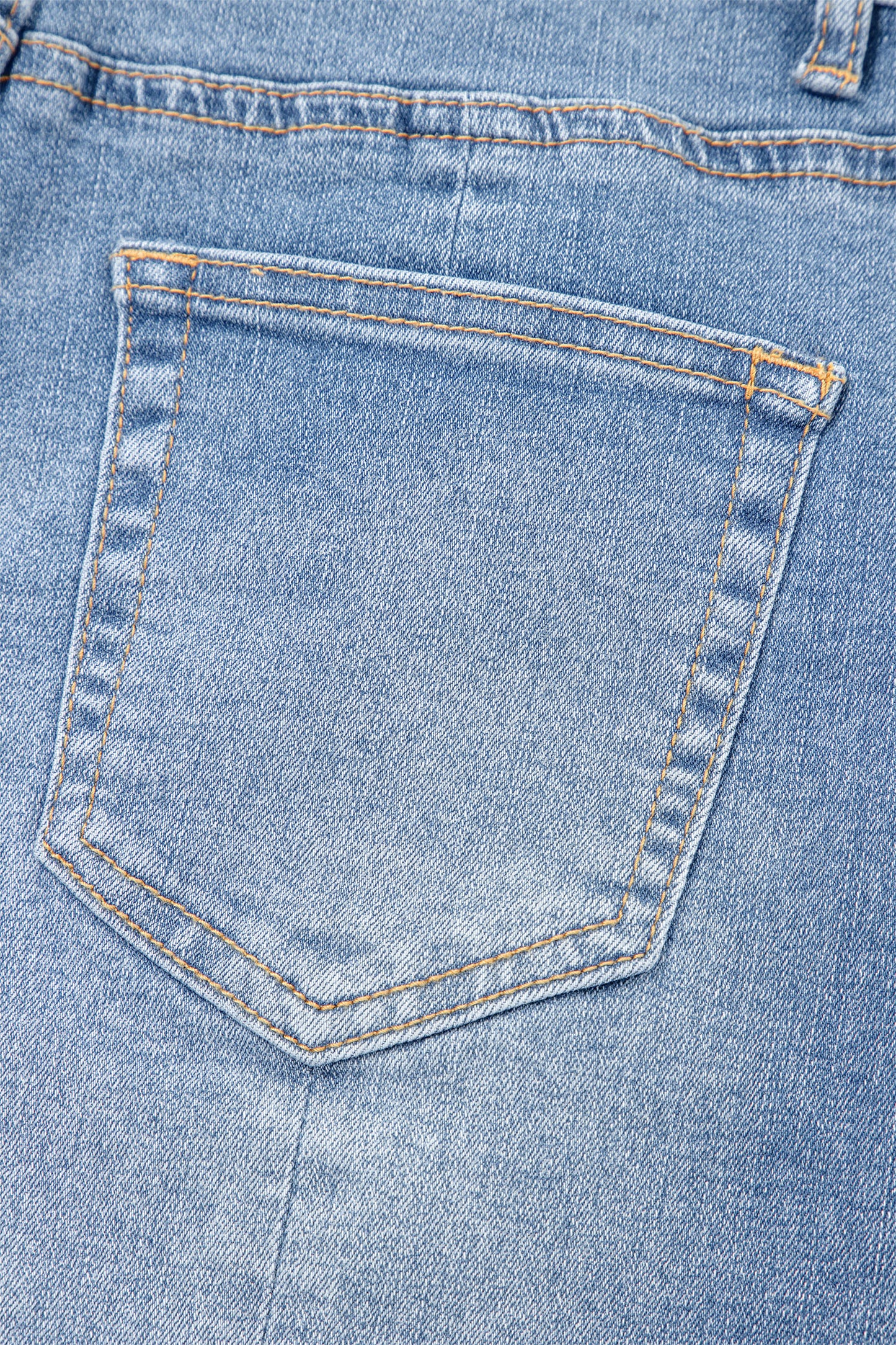 Raw Hem Denim Shorts