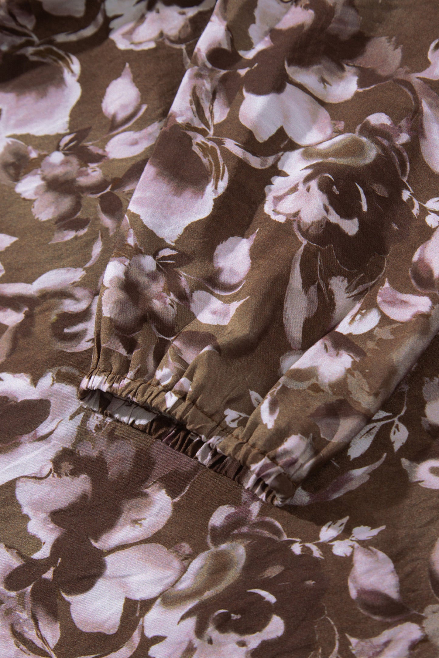 Floral  Long Sleeve Mini  Dress
