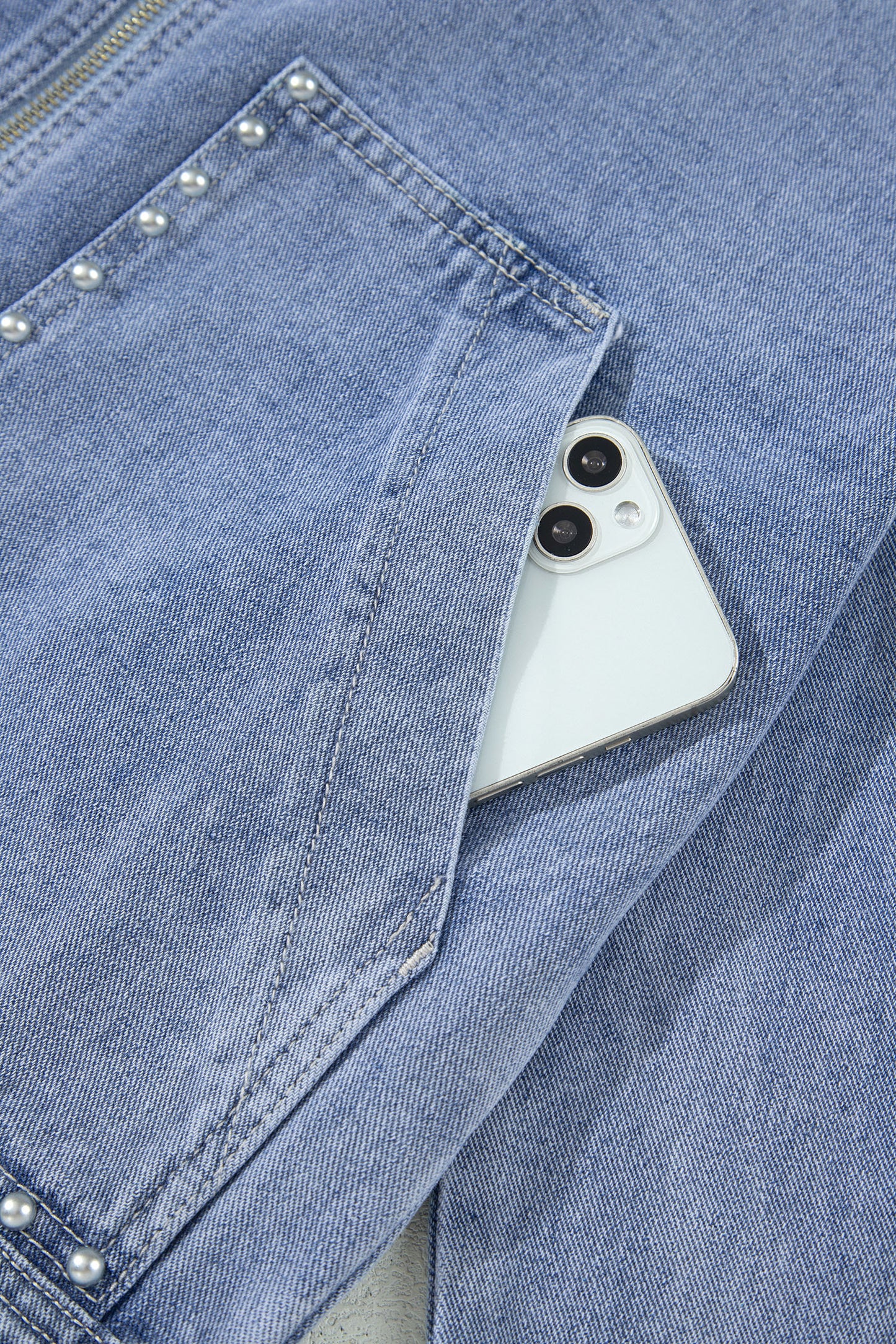 Studded Denim Jacket