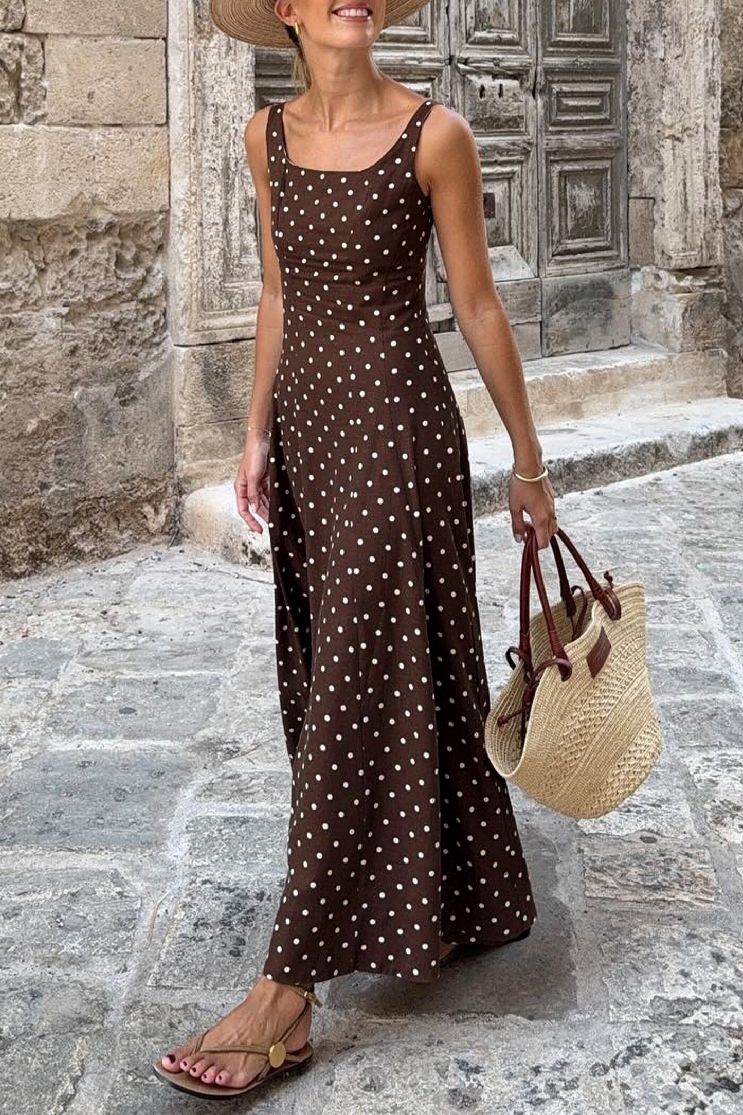 Polka Dot Long Dress