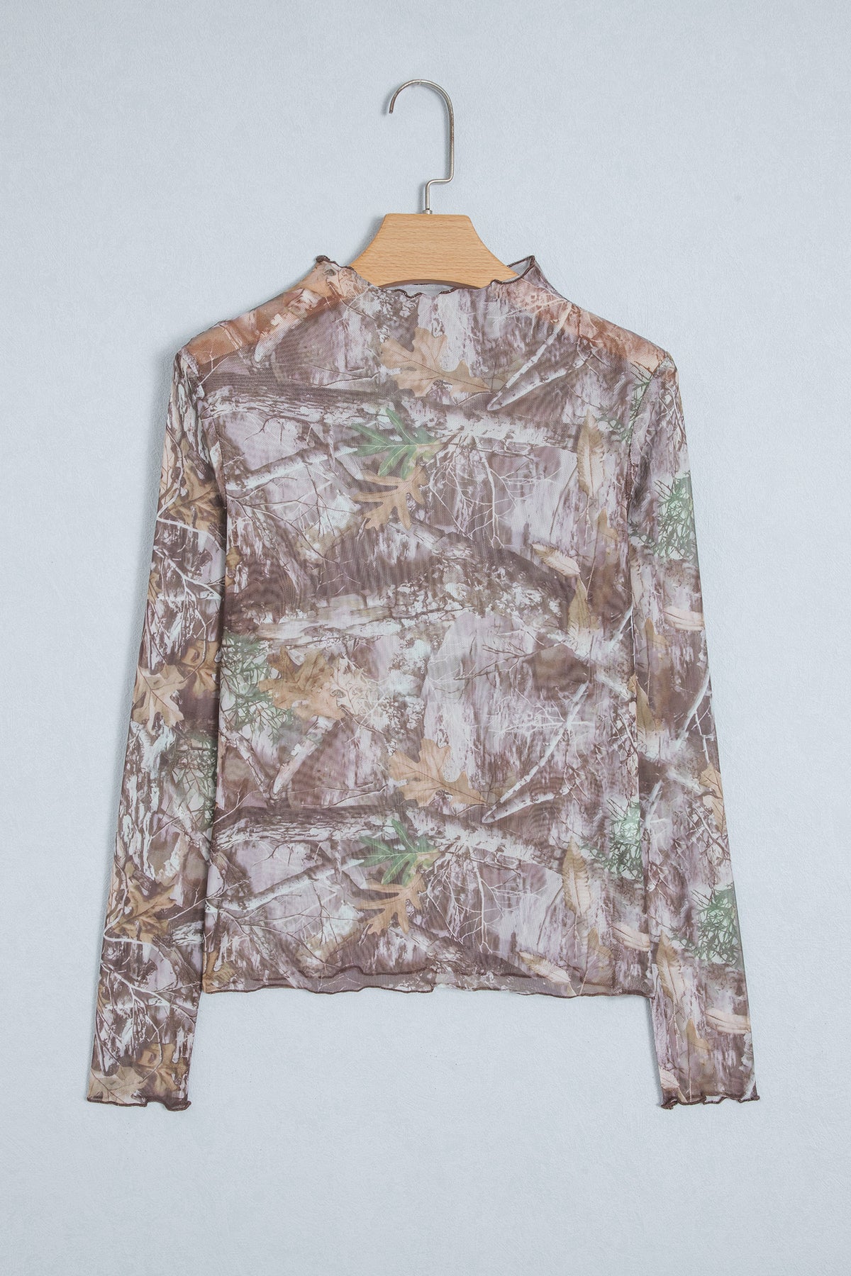 Long Sleeve Mock Neck Top