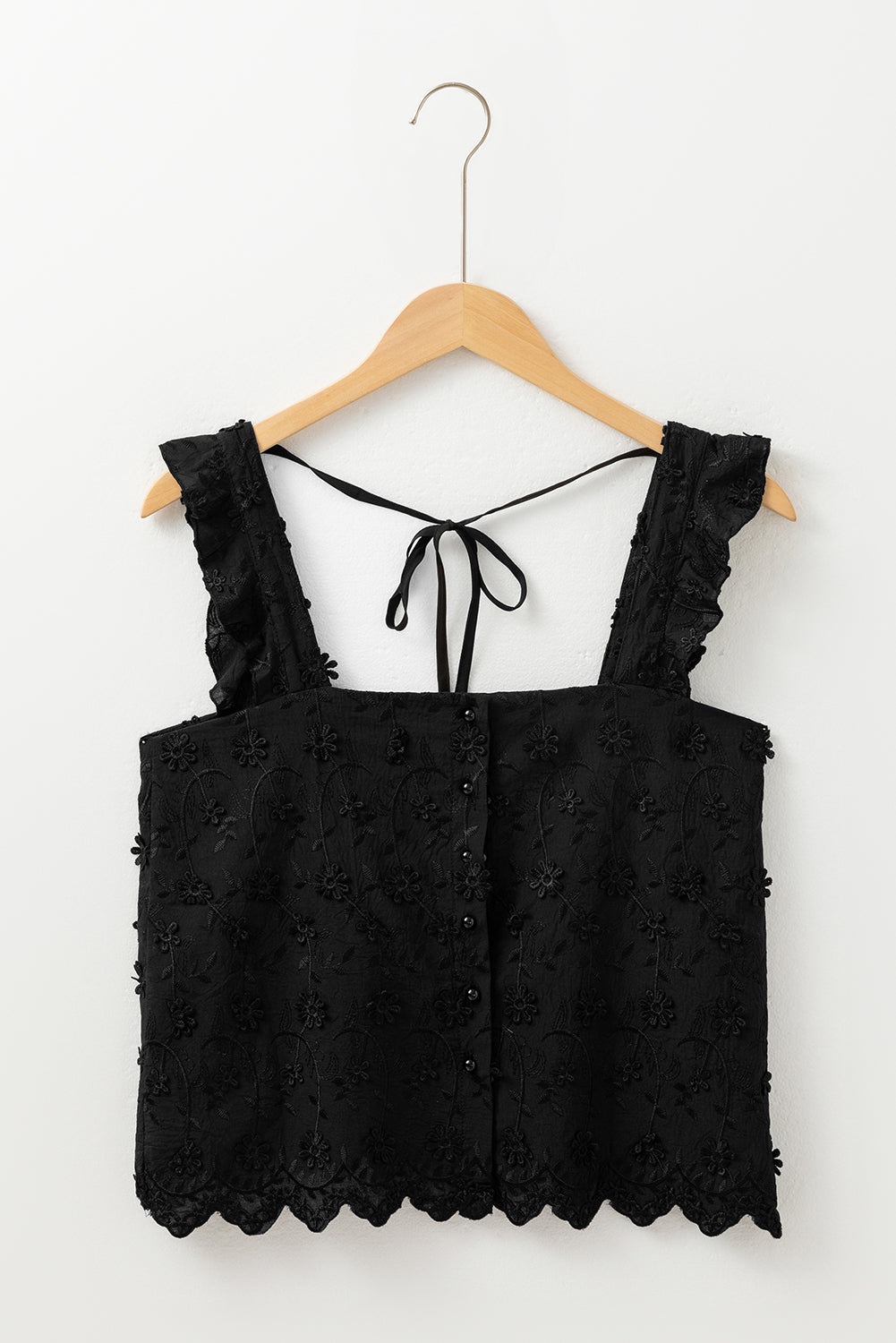 Floral Embroidered Tank Top
