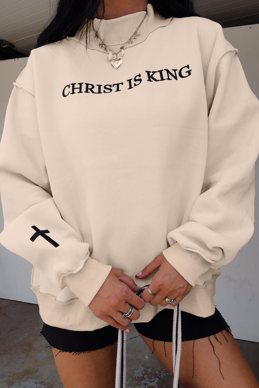 CHRIST IS KING  Baggy Sweatshirt