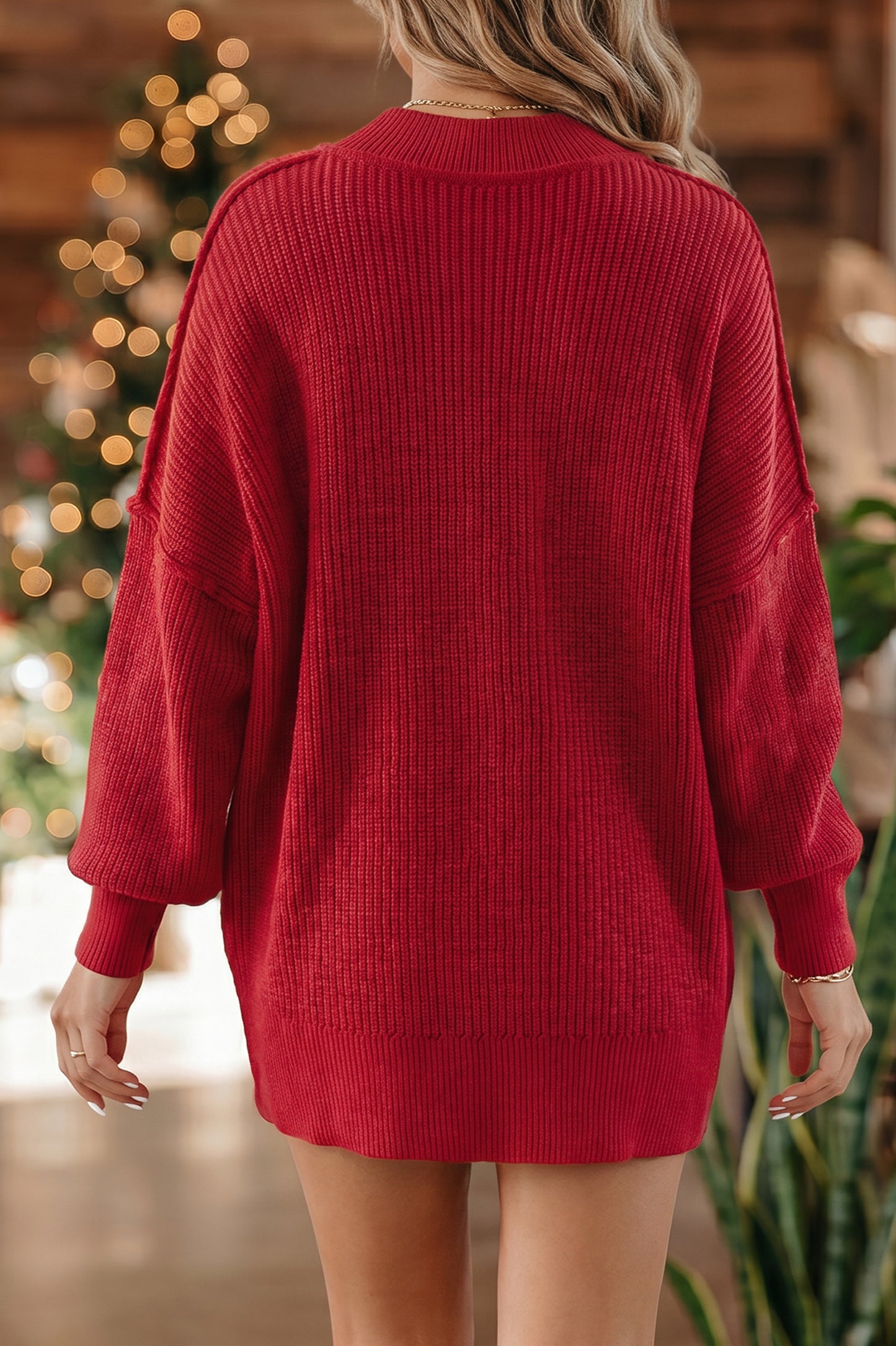 Ribbed Knit Sweater