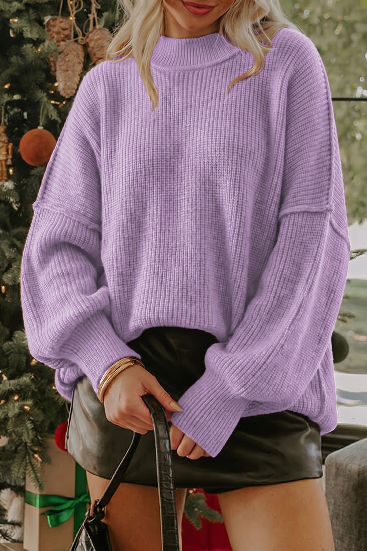 Ribbed Knit Sweater
