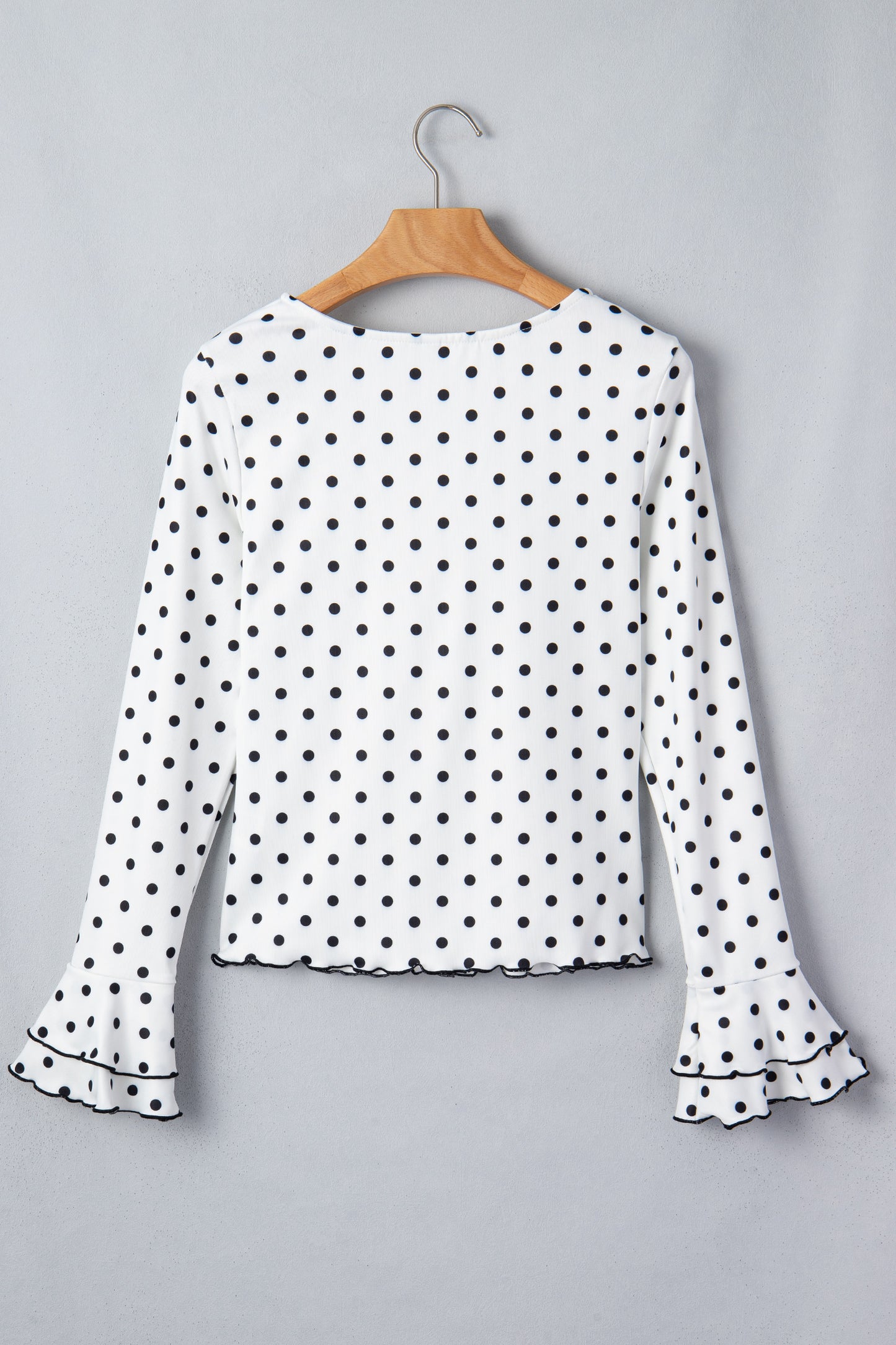 Polka Dot Long Sleeve Top