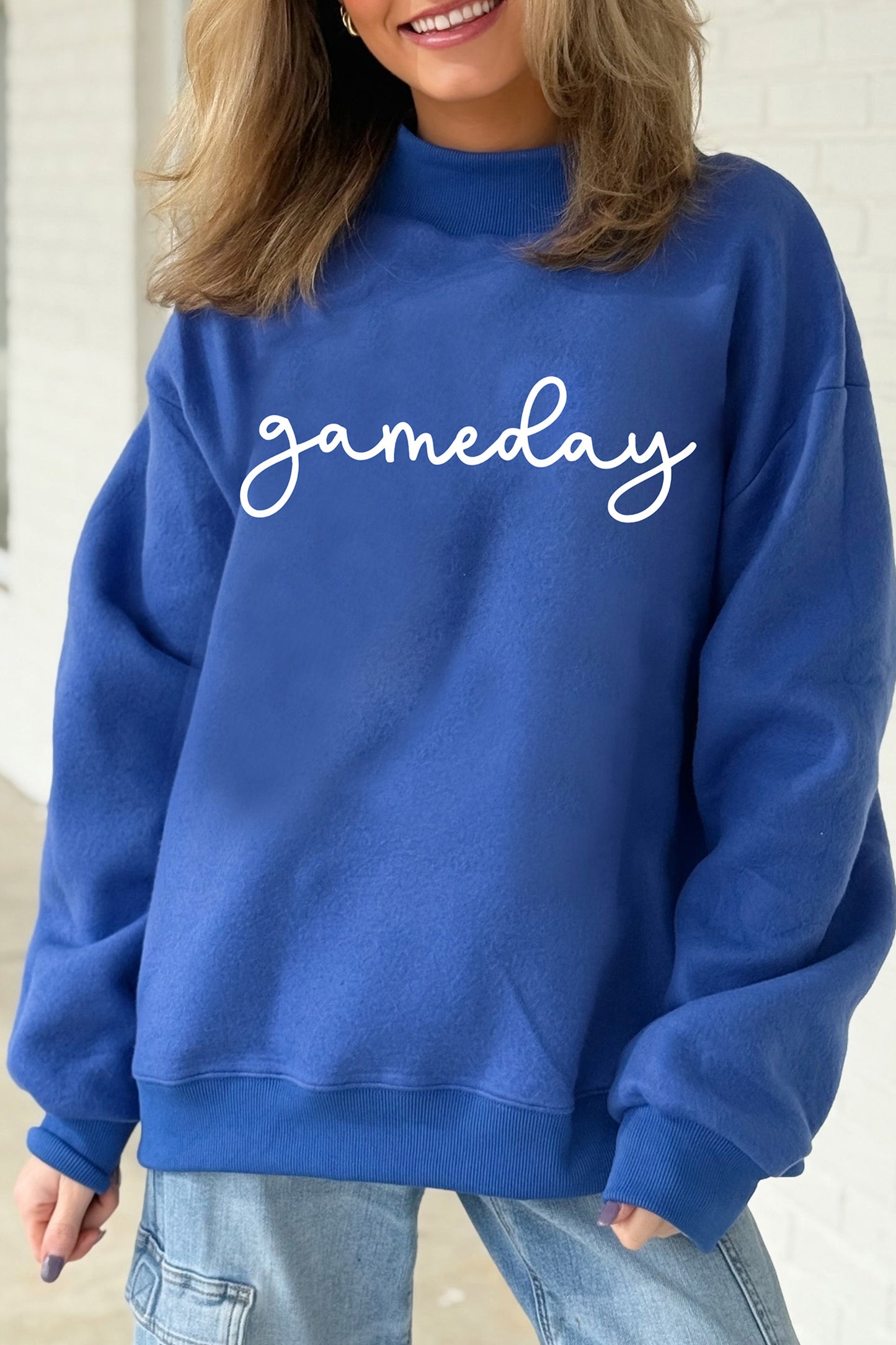 Reversible Oversized Sweatshirt