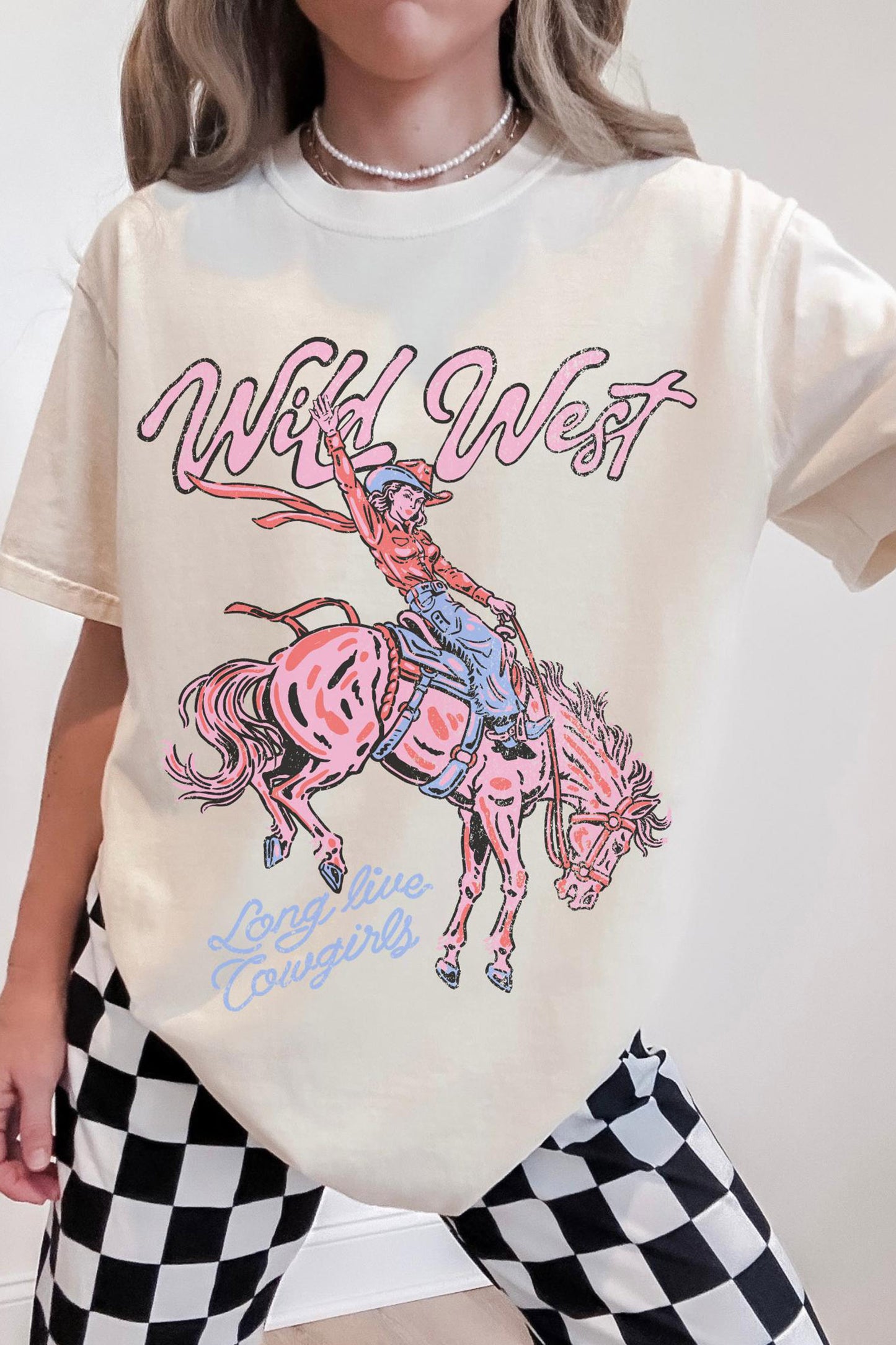 Cowgirl Rodeo Graphic Tunic Tee