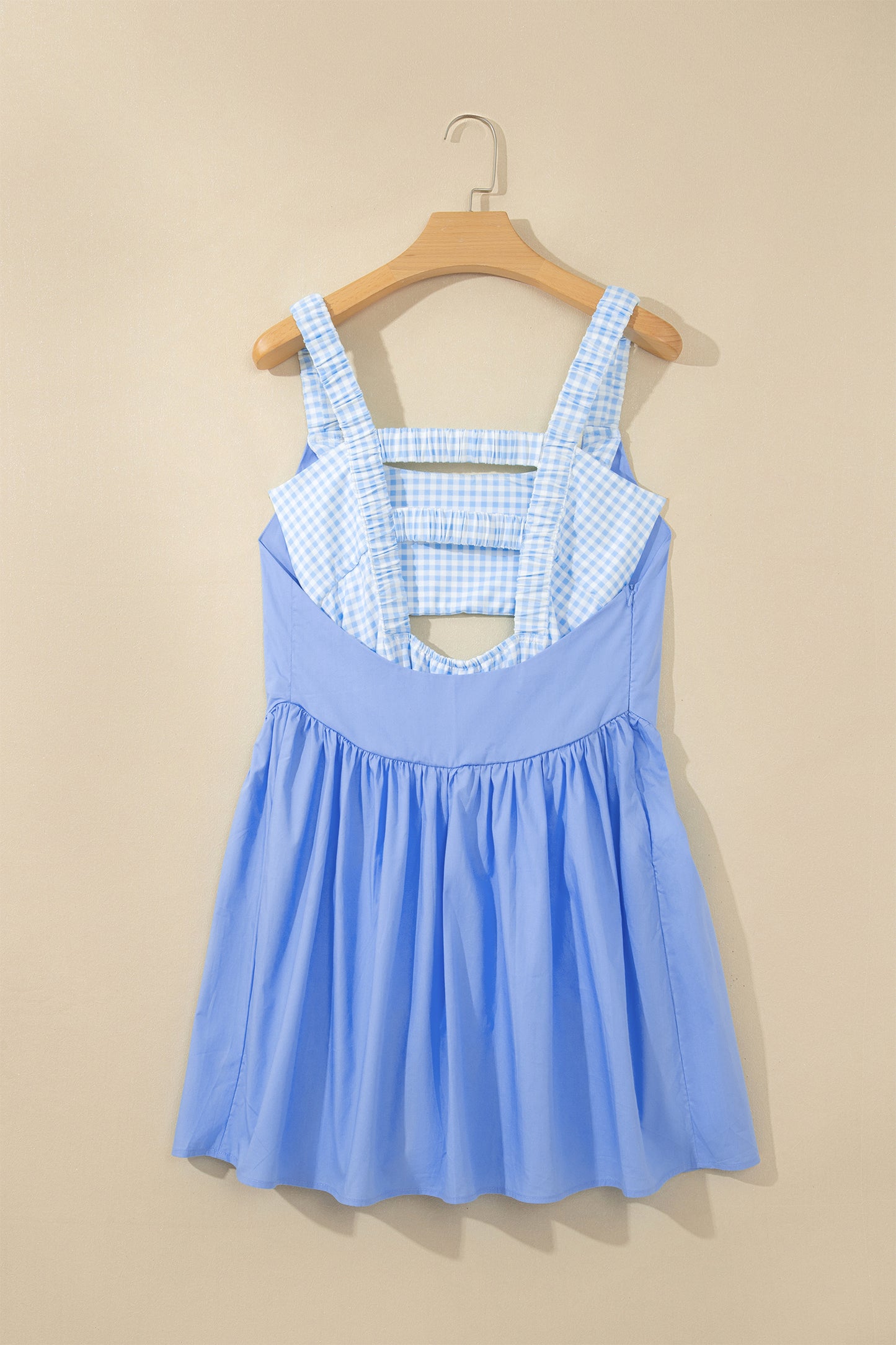 Two Piece Gingham Mini Dress