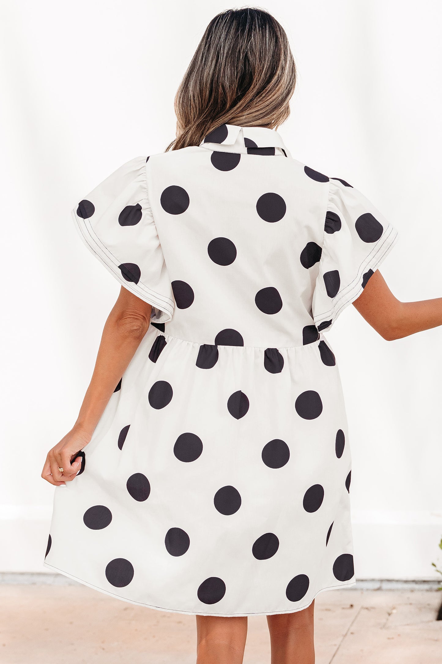 Polka Dot Mini Dress