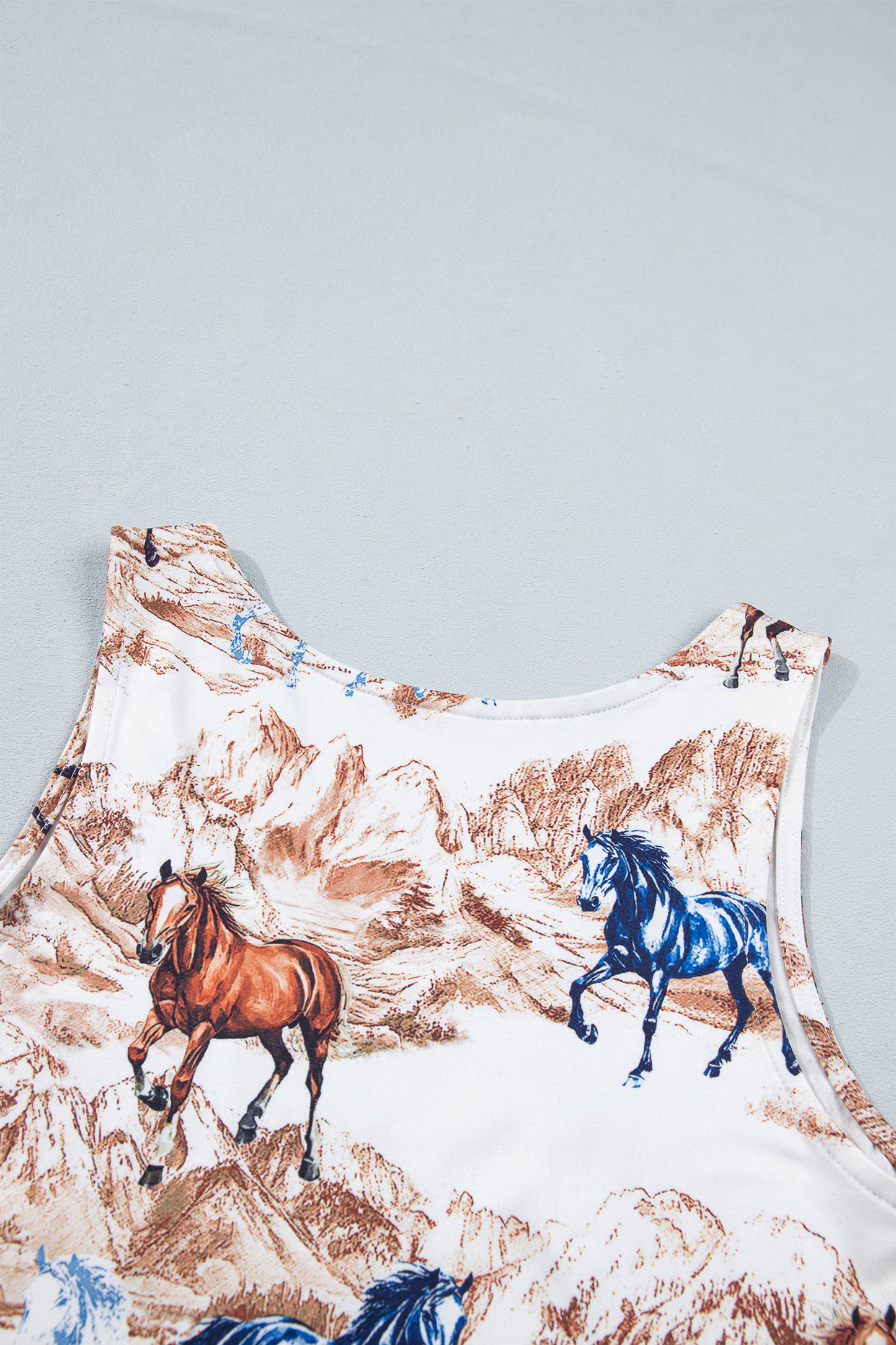 horse Hat Western Slim Tank Top